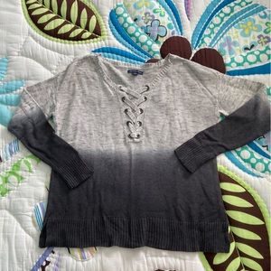 Lightweight tie-sweater, American Eagle